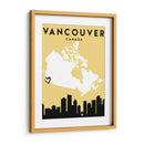 Vancouver, Canada - Mapas de amor de la ciudad 90 - Emiliano Deificus | Cuadro decorativo de Canvas Lab
