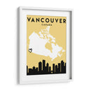 Vancouver, Canada - Mapas de amor de la ciudad 90 - Emiliano Deificus | Cuadro decorativo de Canvas Lab