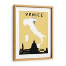 Venecia, Italia, Mapas de amor de la ciudad 91 - Emiliano Deificus | Cuadro decorativo de Canvas Lab