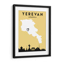 Yerevan, Armenia, Mapas de amor de la ciudad 94 - Emiliano Deificus | Cuadro decorativo de Canvas Lab