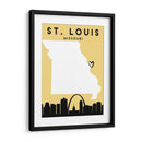 St. Louis, Missouri, Mapas de amor de la ciudad 82 - Emiliano Deificus | Cuadro decorativo de Canvas Lab