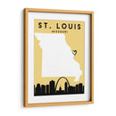 St. Louis, Missouri, Mapas de amor de la ciudad 82 - Emiliano Deificus | Cuadro decorativo de Canvas Lab