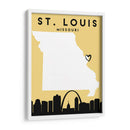 St. Louis, Missouri, Mapas de amor de la ciudad 82 - Emiliano Deificus | Cuadro decorativo de Canvas Lab