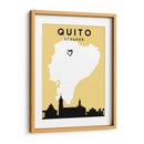 Quito, Ecuador, Mapas de amor de la ciudad 70 - Emiliano Deificus | Cuadro decorativo de Canvas Lab