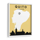 Quito, Ecuador, Mapas de amor de la ciudad 70 - Emiliano Deificus | Cuadro decorativo de Canvas Lab