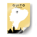 Quito, Ecuador, Mapas de amor de la ciudad 70 - Emiliano Deificus | Cuadro decorativo de Canvas Lab