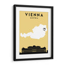 Vienna, Austria, Mapas de amor de la ciudad 92 - Emiliano Deificus | Cuadro decorativo de Canvas Lab