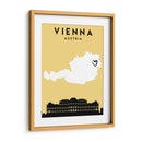 Vienna, Austria, Mapas de amor de la ciudad 92 - Emiliano Deificus | Cuadro decorativo de Canvas Lab