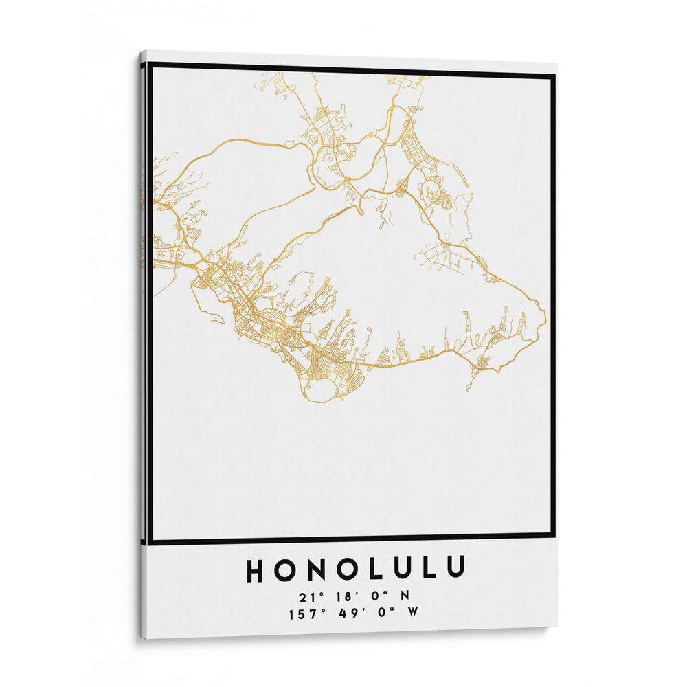 Honolulu, 1 Mapas 67 - Emiliano Deificus | Cuadro decorativo de Canvas Lab