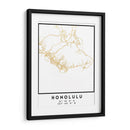Honolulu, 1 Mapas 67 - Emiliano Deificus | Cuadro decorativo de Canvas Lab