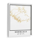 Honolulu, 1 Mapas 67 - Emiliano Deificus | Cuadro decorativo de Canvas Lab