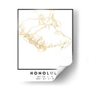 Honolulu, 1 Mapas 67 - Emiliano Deificus | Cuadro decorativo de Canvas Lab