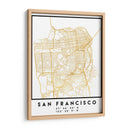 San Francisco, 1 mapas 68 - Emiliano Deificus | Cuadro decorativo de Canvas Lab