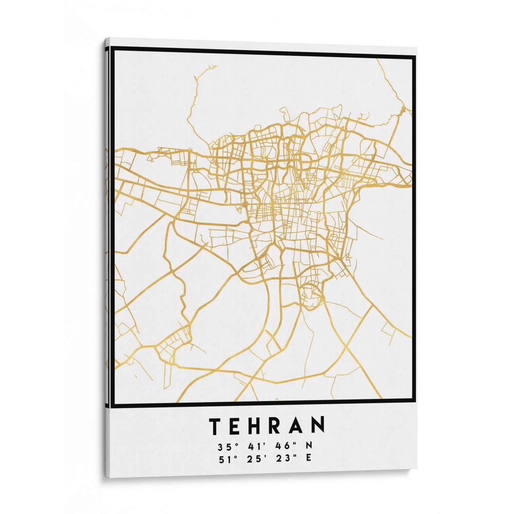 Tehran, 1 mapas 65 - Emiliano Deificus | Cuadro decorativo de Canvas Lab