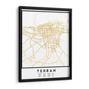 Tehran, 1 mapas 65 - Emiliano Deificus | Cuadro decorativo de Canvas Lab