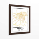 Tehran, 1 mapas 65 - Emiliano Deificus | Cuadro decorativo de Canvas Lab