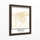 Tehran, 1 mapas 65 - Emiliano Deificus | Cuadro decorativo de Canvas Lab