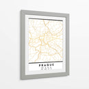 Praga, 1 Mapas 63 - Emiliano Deificus | Cuadro decorativo de Canvas Lab