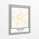 Praga, 1 Mapas 63 - Emiliano Deificus | Cuadro decorativo de Canvas Lab