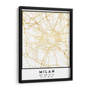 Milan, 1 Mapas 62 - Emiliano Deificus | Cuadro decorativo de Canvas Lab