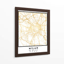 Milan, 1 Mapas 62 - Emiliano Deificus | Cuadro decorativo de Canvas Lab