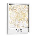 Milan, 1 Mapas 62 - Emiliano Deificus | Cuadro decorativo de Canvas Lab