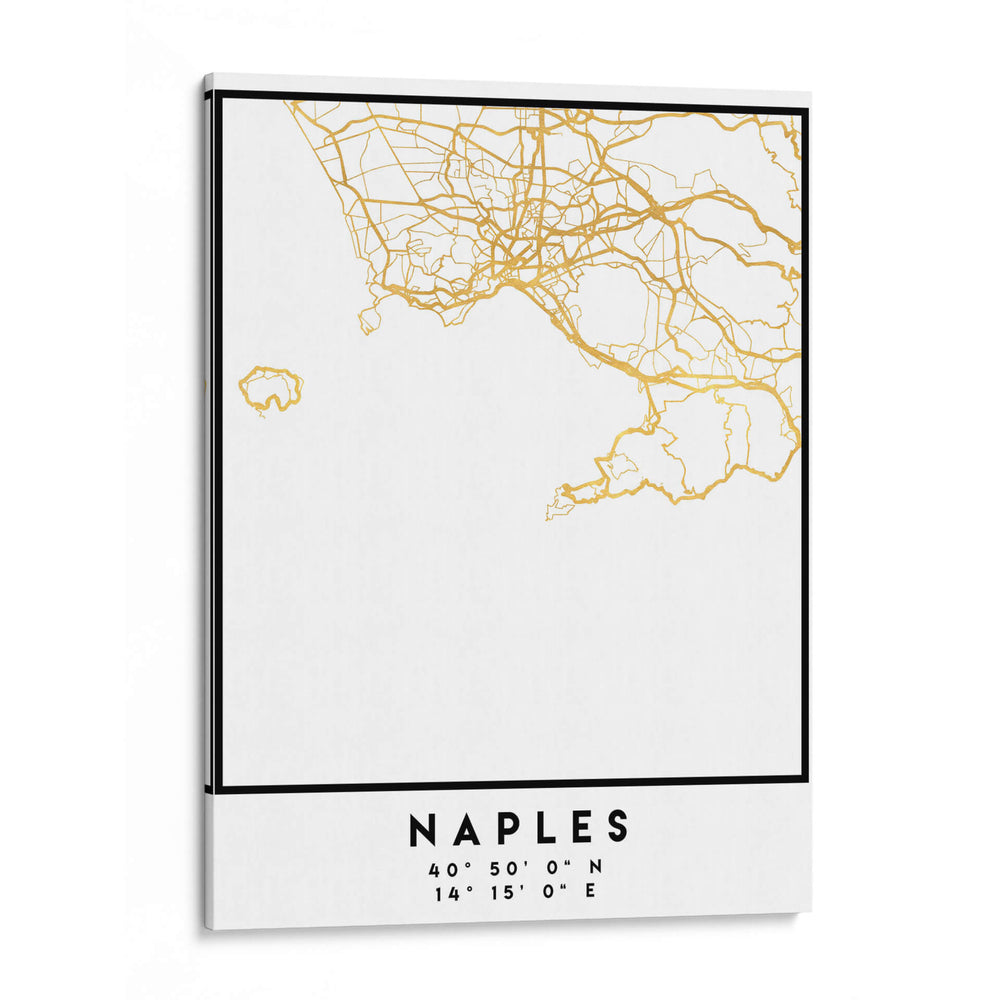 Nápoles, 1 Mapas 61 - Emiliano Deificus | Cuadro decorativo de Canvas Lab