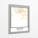 Nápoles, 1 Mapas 61 - Emiliano Deificus | Cuadro decorativo de Canvas Lab