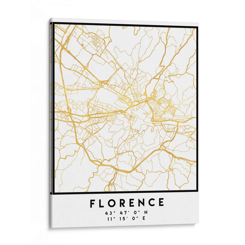 Florencia, 1 mapas 60 - Emiliano Deificus | Cuadro decorativo de Canvas Lab