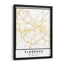 Florencia, 1 mapas 60 - Emiliano Deificus | Cuadro decorativo de Canvas Lab