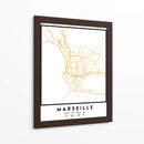 Marsella, 1 Mapas 59 - Emiliano Deificus | Cuadro decorativo de Canvas Lab