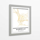 Marsella, 1 Mapas 59 - Emiliano Deificus | Cuadro decorativo de Canvas Lab
