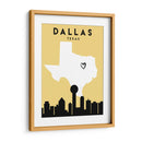Dallas - Mapas de amor de la ciudad 24 - Emiliano Deificus | Cuadro decorativo de Canvas Lab