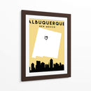 Albuquerque - Mapas de amor de la ciudad 02 - Emiliano Deificus | Cuadro decorativo de Canvas Lab