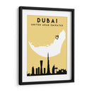 Dubai - Mapas de amor de la ciudad 27 - Emiliano Deificus | Cuadro decorativo de Canvas Lab
