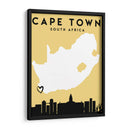 Cape Town - Mapas de amor de la ciudad 18 - Emiliano Deificus | Cuadro decorativo de Canvas Lab