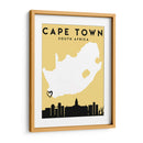 Cape Town - Mapas de amor de la ciudad 18 - Emiliano Deificus | Cuadro decorativo de Canvas Lab