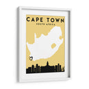Cape Town - Mapas de amor de la ciudad 18 - Emiliano Deificus | Cuadro decorativo de Canvas Lab