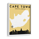 Cape Town - Mapas de amor de la ciudad 18 - Emiliano Deificus | Cuadro decorativo de Canvas Lab
