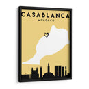 Casablanca - Mapas de amor de la ciudad 19 - Emiliano Deificus | Cuadro decorativo de Canvas Lab