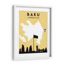 Baku - Mapas de amor de la ciudad 06 - Emiliano Deificus | Cuadro decorativo de Canvas Lab