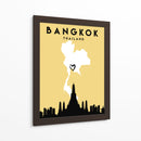 Bangkok - Mapas de amor de la ciudad 08 - Emiliano Deificus | Cuadro decorativo de Canvas Lab