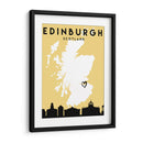 Edinburgh - Mapas de amor de la ciudad 29 - Emiliano Deificus | Cuadro decorativo de Canvas Lab
