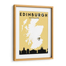 Edinburgh - Mapas de amor de la ciudad 29 - Emiliano Deificus | Cuadro decorativo de Canvas Lab