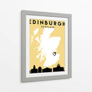 Edinburgh - Mapas de amor de la ciudad 29 - Emiliano Deificus | Cuadro decorativo de Canvas Lab