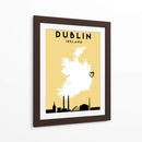 Dublin - Mapas de amor de la ciudad 28 - Emiliano Deificus | Cuadro decorativo de Canvas Lab
