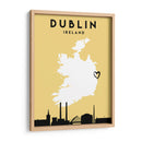Dublin - Mapas de amor de la ciudad 28 - Emiliano Deificus | Cuadro decorativo de Canvas Lab