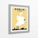 Dublin - Mapas de amor de la ciudad 28 - Emiliano Deificus | Cuadro decorativo de Canvas Lab