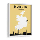 Dublin - Mapas de amor de la ciudad 28 - Emiliano Deificus | Cuadro decorativo de Canvas Lab