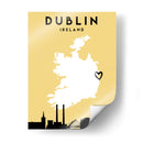 Dublin - Mapas de amor de la ciudad 28 - Emiliano Deificus | Cuadro decorativo de Canvas Lab